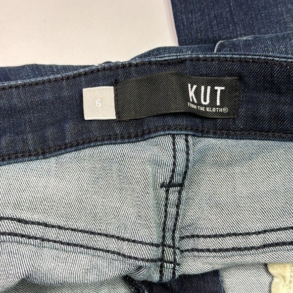 KUT Connie Ankle Skinny Dark Wash Jeans Size 6 - Picture 9 of 10